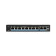 Vultech Security Switch PoE+ (Unmanaged) 8 porte 10/100 FE + 2 porte Uplink 10/100/1000 GE 2