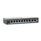 Vultech Security Switch PoE+ (Unmanaged) 8 porte 10/100 FE + 2 porte Uplink 10/100/1000 GE 3