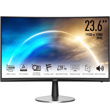 MSI Pro MP242C Monitor PC 60,5 cm (23.8") 1920 x 1080 Pixel Full HD LED Nero