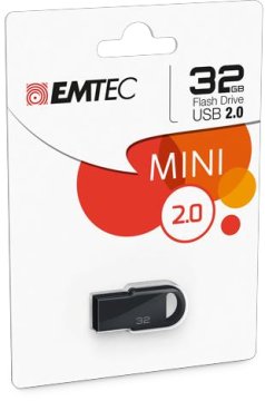 Emtec D250 Mini unità flash USB 32 GB USB tipo A 2.0 Nero