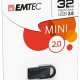 Emtec D250 Mini unità flash USB 32 GB USB tipo A 2.0 Nero 2