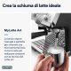 De’Longhi Dedica Arte La Specialista Arte - Macchina per Caffè in chicchi Manuale, Montalatte manuale, 1400W, Metal Black (EC9155.MB) 6