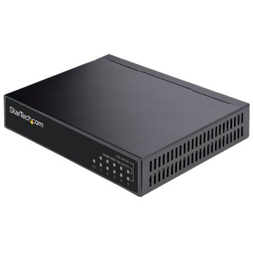 StarTech.com Switch 2.5G Unmanaged - Switch Gigabit 5 porte - Switch Ethernet Unmanaged 2.5GBASE-T - Splitter Ethernet - Montaggio su guida DIN o a parete - Multi-Gigabit - Auto-MDIX - 9K Jumbo