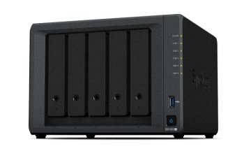 Synology DiskStation DS1522+ server NAS e di archiviazione Tower AMD Embedded R-Series SoC R1600 8 GB DDR4 0 TB DiskStation Manager Nero
