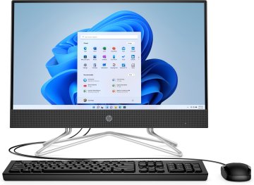 HP 205 G4 AMD Ryzen™ 5 4500U 54,6 cm (21.5") 1920 x 1080 Pixel PC All-in-one 8 GB DDR4-SDRAM 256 GB SSD Windows 11 Pro Wi-Fi 5 (802.11ac) Nero