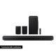 Samsung Soundbar HW-Q990B/ZF con subwoofer e speaker 11.1.4 canali 656W 2022, audio 3D wireless ottimizzato, effetto cinema surround 32