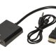 Link Accessori LKADAT10 cavo e adattatore video 0,15 m HDMI + 3.5mm VGA (D-Sub) + 3.5mm Nero 2