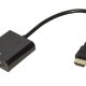 Link Accessori LKADAT10 cavo e adattatore video 0,15 m HDMI + 3.5mm VGA (D-Sub) + 3.5mm Nero 3