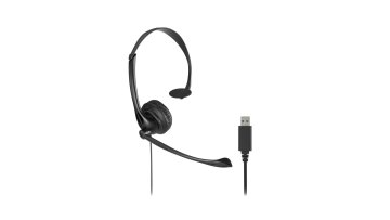 Kensington Cuffie mono USB-A classiche con microfono e controllo del volume