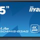 iiyama TE5504MIS-B3AG visualizzatore di messaggi Pannello piatto interattivo 139,7 cm (55