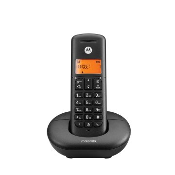 Motorola E201 telefono Telefono DECT Identificatore di chiamata Nero