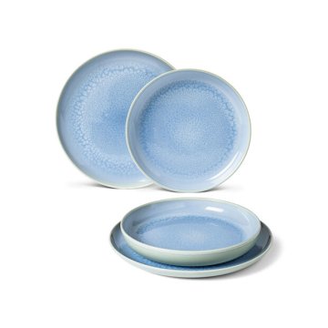 Villeroy & Boch 1951698547 piatto piano Piatto da portata Rotondo Porcellana Blu 4 pz