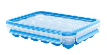 EMSA 514549 recipiente per cibo Vaschetta per ghiaccio Blu, Trasparente 1 pz