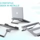 i-tec Metal Cooling Pad for notebooks (up-to 15.6”) with USB-C Docking Station (Power Delivery 100 W) 12