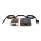 Lindy 38284 cavo e adattatore video VGA (D-Sub) + 3.5mm HDMI + USB Nero 5