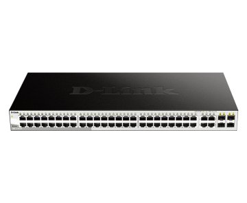 D-Link DGS-1210-52 Gestito L2 Gigabit Ethernet (10/100/1000) 1U Nero