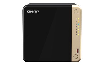 QNAP TS-464-4G server NAS e di archiviazione Tower Intel® Celeron® 4 GB DDR4 0 TB QNAP QTS Nero