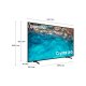 Samsung Series 8 TV Crystal UHD 4K 75” UE75BU8070 Smart TV Wi-Fi Black 2022, Processore Crystal 4K, HDR, Colori reali, Suono ottimizzato 12
