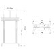 Multibrackets 3120 Supporto TV a parete 2,79 m (110