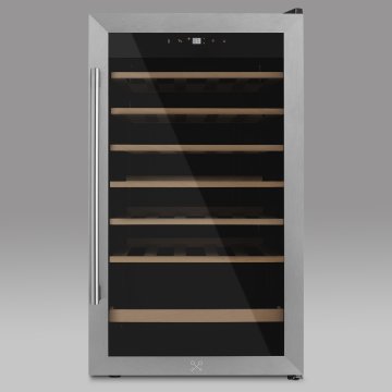 Cavist CAVC36 cantina vino Cantinetta termoelettrica Libera installazione Nero, Acciaio inox 36 bottiglia/bottiglie