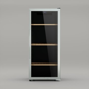 Cavist CAVC122 cantina vino Cantinetta termoelettrica Libera installazione Nero, Acciaio inox 122 bottiglia/bottiglie