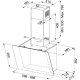 Franke FPJ 615 V BK/DG Cappa aspirante a parete Nero 600 m³/h 4