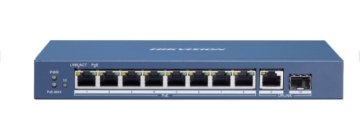 Hikvision DS-3E0510P-E/M switch di rete Non gestito L2 Gigabit Ethernet (10/100/1000) Supporto Power over Ethernet (PoE) Blu