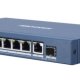 Hikvision DS-3E0510P-E/M switch di rete Non gestito L2 Gigabit Ethernet (10/100/1000) Supporto Power over Ethernet (PoE) Blu 6
