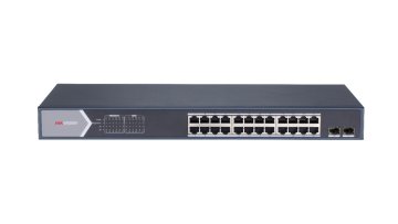Hikvision DS-3E0526P-E/M switch di rete Non gestito L2 Gigabit Ethernet (10/100/1000) Supporto Power over Ethernet (PoE) Nero