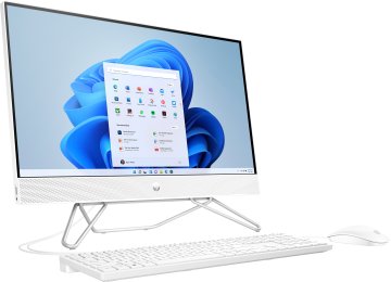 HP 24 -cb0009nl Intel® Pentium® Argento J5040 60,5 cm (23.8") 1920 x 1080 Pixel PC All-in-one 8 GB DDR4-SDRAM 512 GB SSD Windows 11 Home Wi-Fi 5 (802.11ac) Bianco