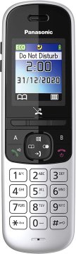 Panasonic KX-TGH710 Telefono DECT Identificatore di chiamata Nero, Argento
