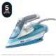 Braun TexStyle 5 - Ferro da stiro a vapore, Piastra con tecnologia FreeGlide3D, 2600W, 300ml, Bianco/Blu (SI5006BL) 2