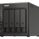 QNAP TS-453E NAS Tower Collegamento ethernet LAN Nero J6412 6