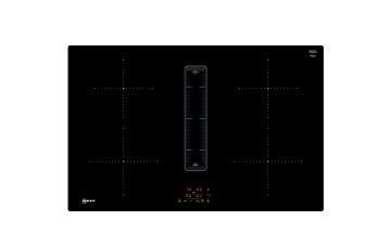 Neff T48CB1AX2 piano cottura Nero Da incasso 80 cm Piano cottura a induzione 4 Fornello(i) Cappa da incasso