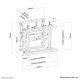 Neomounts support videowall da parete 21