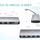i-tec USB 3.0 USB-C/Thunderbolt 3x Display Metal Nano Dock with LAN + Power Delivery 100 W 12