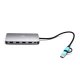 i-tec USB 3.0 USB-C/Thunderbolt 3x Display Metal Nano Dock with LAN + Power Delivery 100 W 3