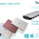 i-tec USB 3.0 USB-C/Thunderbolt 3x Display Metal Nano Dock with LAN + Power Delivery 100 W 5