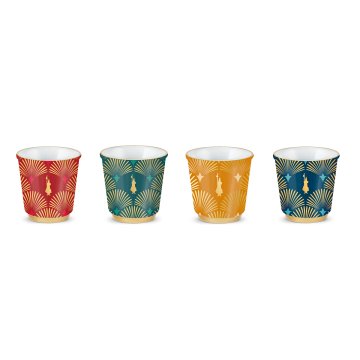 Bialetti FW2022034 tazza Blu, Verde, Rosso, Giallo Espresso 1 pz
