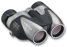 Olympus 10-30x25 Zoom PC I binocolo Porro Nero, Argento