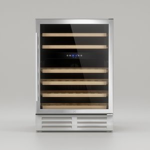 Cavist CAVCED46 cantina vino Cantinetta termoelettrica Sottopiano Nero, Acciaio inox 46 bottiglia/bottiglie