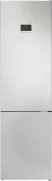 Bosch Serie 4 KGN397LDF Frigorifero combinato da libera installazione 203 x 60 cm Metal look Classe D