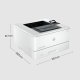 HP LaserJet Pro Stampante 4002dn, Bianco e nero, Stampante per Piccole e medie imprese, Stampa, Stampa fronte/retro; elevata velocità di stampa della prima pagina; risparmio energetico; dimensioni com 10