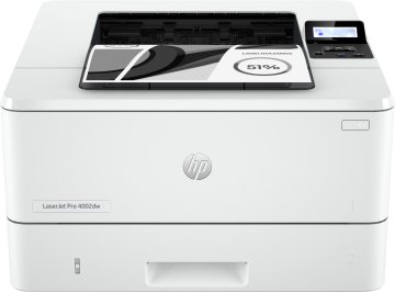 HP LaserJet Pro Stampante 4002dw, Bianco e nero, Stampante per Piccole e medie imprese, Stampa, Stampa fronte/retro; elevata velocità di stampa della prima pagina; dimensioni compatte; risparmio energ