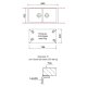 Plados AM8620ST Lavello sottopiano Rettangolare 3