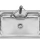 Plados Vintage Lavello montato su piano Rettangolare Acciaio inox 2