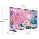 Samsung Series 6 TV QLED 4K 50” QE50Q60B Smart TV Wi-Fi Black 2022, Quantum HDR, Ultra sottile, Colori Ultra luminosi, Suono dinamico 12