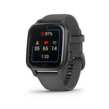 Garmin Venu Sq 2, Smartwatch, Display 1,4" AMOLED, GPS, Cardio, SpO2, 25+ App Sport & Fitness, Workout, Coach, Pay, Autonomia fino a 11 giorni (Slate & Shadow Gray)