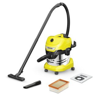 Kärcher WD 4 S 20 L Aspiratore a cilindro Secco e bagnato 1000 W Sacchetto per la polvere
