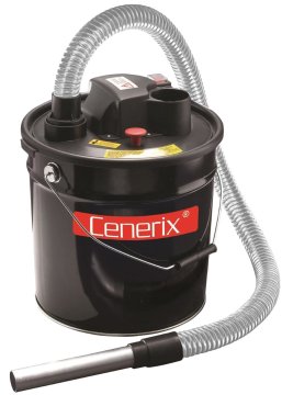 Ribimex PRCEN003 aspiracenere 18 L Nero